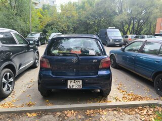 1999 Toyota Vitz I (P10), синий, 299000 рублей, вид 4