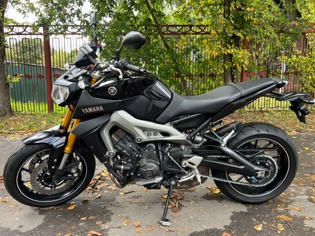 2014 Yamaha MT-09 (FZ-09), фиолетовый, 730000 рублей, вид 2