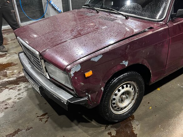 2007 Lada (ВАЗ) 2107, пурпурный, 95000 рублей - вид 1