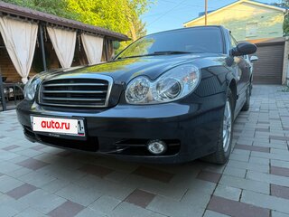2008 Hyundai Sonata ТагАЗ IV (EF) Рестайлинг, чёрный, 520000 рублей, вид 2