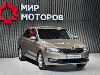 2018 Skoda Rapid I Рестайлинг, бежевый, 1330000 рублей, вид 3