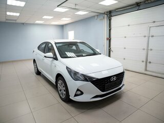 2020 Hyundai Solaris II Рестайлинг, белый, 1399000 рублей, вид 4