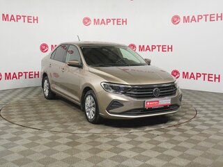 2020 Volkswagen Polo VI, бежевый, 1498000 рублей, вид 3