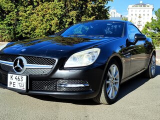 2012 Mercedes-Benz SLK-Класс 200 III (R172), чёрный, 1870000 рублей, вид 2
