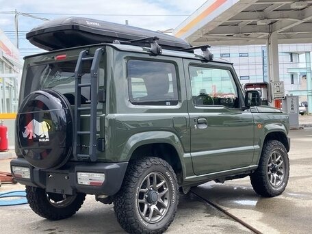 2021 Suzuki Jimny Kei car IV, зелёный, 1185000 рублей, вид 4