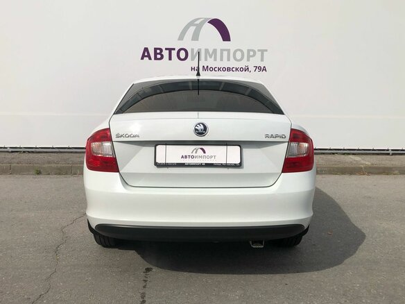 2015 Skoda Rapid I, белый, 750000 рублей - вид 7