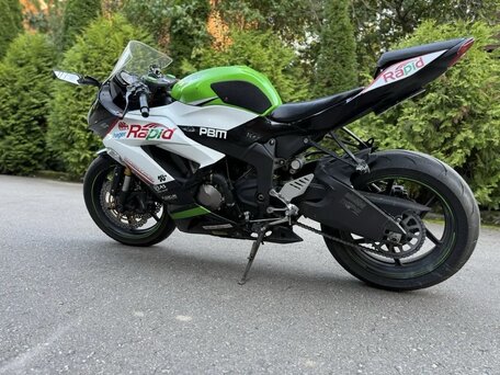 2015 Kawasaki ZX-6 Ninja, зелёный, 780000 рублей, вид 2