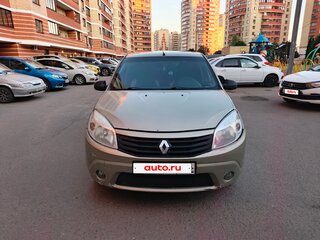 2012 Renault Sandero I, бежевый, 330000 рублей, вид 2