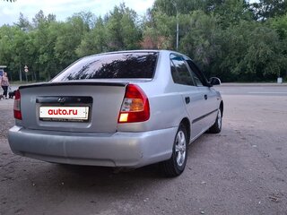 2005 Hyundai Accent ТагАЗ II, серебристый, 150000 рублей, вид 4