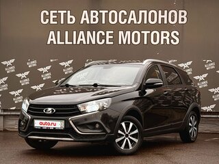 2017 Lada (ВАЗ) Vesta SW Cross I, чёрный, 935000 рублей, вид 3