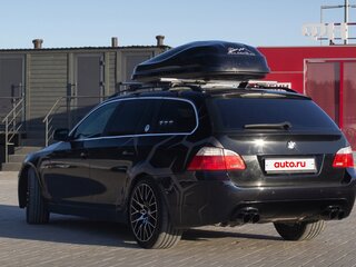2007 BMW 5 серии 520d V (E60/E61) Рестайлинг, чёрный, 1200000 рублей, вид 5