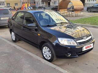 2015 Lada (ВАЗ) Granta I, чёрный, 500000 рублей, вид 4