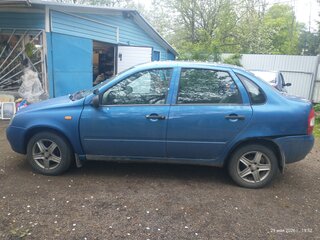 2006 Lada (ВАЗ) Kalina I, синий, 160000 рублей, вид 3