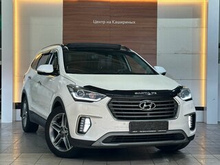 2017 Hyundai Santa Fe Grand III Рестайлинг, белый, 2499000 рублей, вид 3