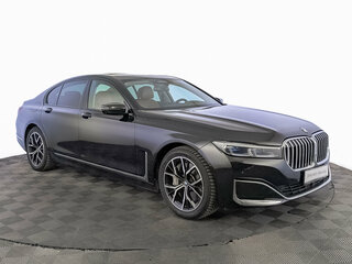 2022 BMW 7 серии 740d xDrive VI (G11/G12) Рестайлинг, чёрный, 5865000 рублей, вид 3