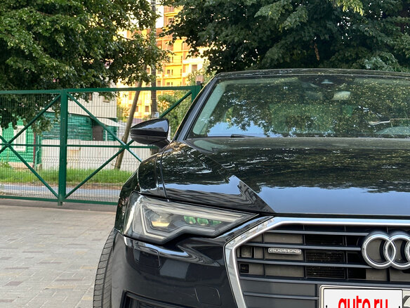 2021 Audi A6 45 TFSI V (C8), чёрный, 4450000 рублей - вид 2