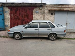 2005 Lada (ВАЗ) 2115, серебристый, 170000 рублей, вид 4