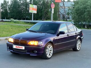 2002 BMW 3 серии 318i IV (E46) Рестайлинг, фиолетовый, 450000 рублей, вид 1