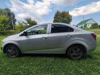2012 Chevrolet Aveo II, серебристый, 535000 рублей, вид 5