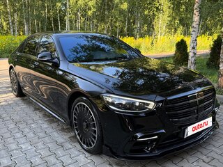 2022 Mercedes-Benz S-Класс 500 Long 4MATIC VII (W223), чёрный, 9000000 рублей, вид 4