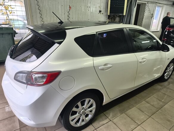 2012 Mazda 3 II (BL) Рестайлинг, белый, 750000 рублей - вид 5