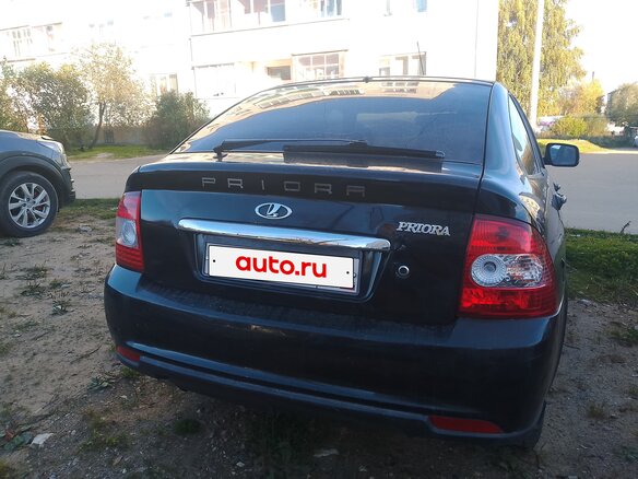 2009 Lada (ВАЗ) Priora I, чёрный, 150000 рублей - вид 2