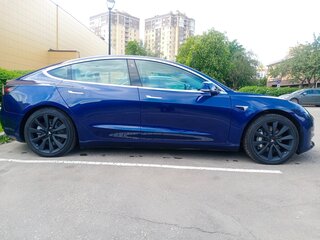 2020 Tesla Model 3 Long Range I, синий, 3400000 рублей, вид 3