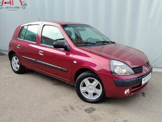 2003 Renault Clio II Рестайлинг, красный, 349000 рублей, вид 1
