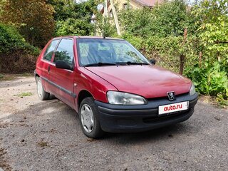 1999 Peugeot 106 I Рестайлинг, красный, 170000 рублей, вид 3