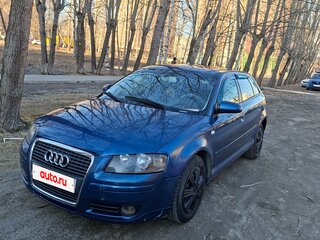 2008 Audi A3 II (8P) Рестайлинг 1, синий, 450000 рублей, вид 1