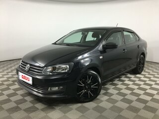 2016 Volkswagen Polo V Рестайлинг, чёрный, 850000 рублей, вид 1