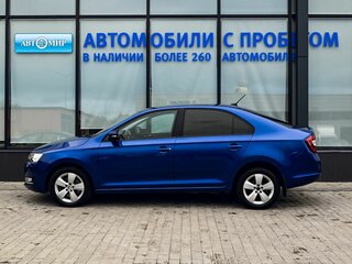 2017 Skoda Rapid I Рестайлинг, синий, 1290000 рублей, вид 2