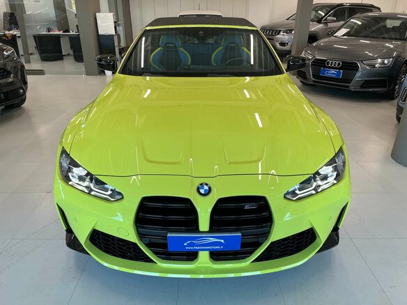 2023 BMW M4 Competition Package G82/G83, жёлтый - вид 2