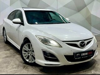 2011 Mazda 6 II (GH) Рестайлинг, белый, 900000 рублей, вид 4