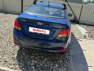 2014 Hyundai Solaris I Рестайлинг, синий, 920000 рублей, вид 4