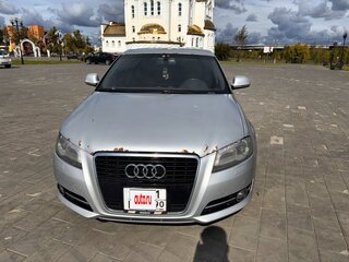 2009 Audi A3 II (8P) Рестайлинг 2, серебристый, 570000 рублей, вид 2