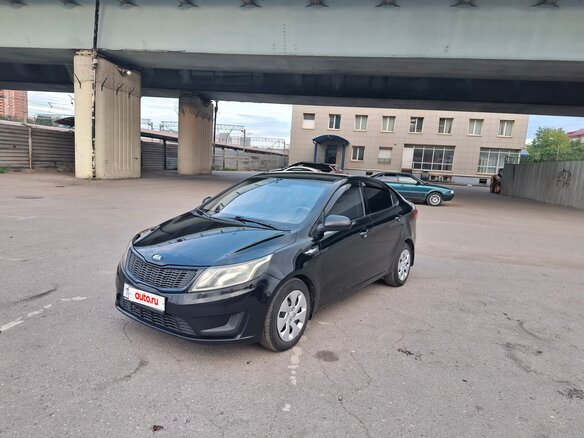 2014 Kia Rio III, чёрный