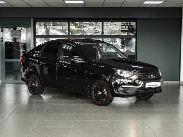 2023 Lada (ВАЗ) Granta Euro-2 I Рестайлинг, чёрный - вид 4