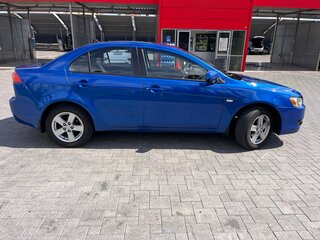 2008 Mitsubishi Lancer X, синий, 550000 рублей, вид 4