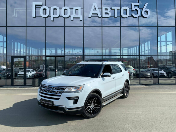 2019 Ford Explorer V Рестайлинг 2, белый, 2320000 рублей