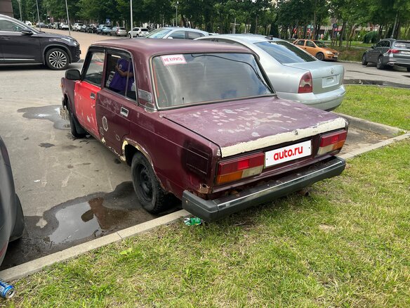 2003 Lada (ВАЗ) 2107, красный - вид 2