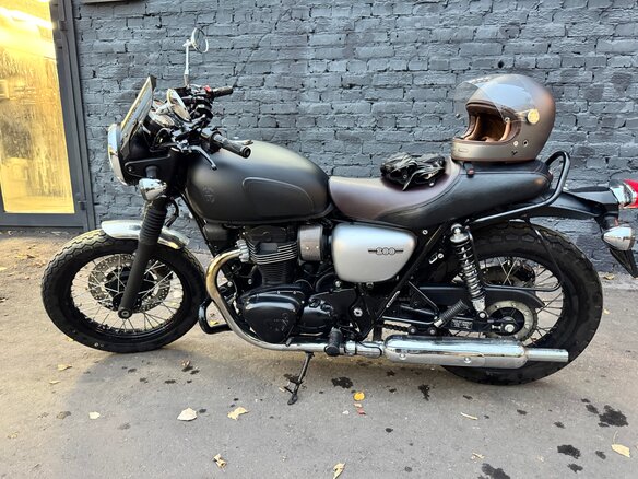 2020 Kawasaki W 800, чёрный, 730000 рублей - вид 14
