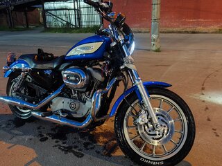 2004 Harley-Davidson Sportster 1200, синий, 560000 рублей, вид 3