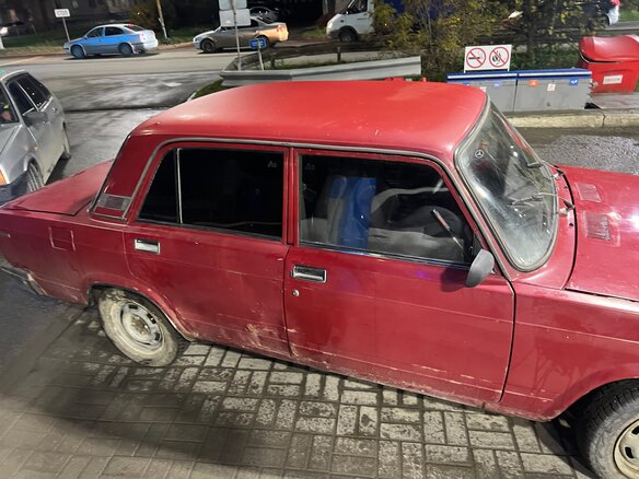 1996 Lada (ВАЗ) 2107, красный, 80000 рублей - вид 2
