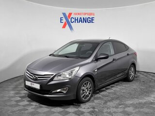 2014 Hyundai Solaris I Рестайлинг, серый, 718000 рублей, вид 1