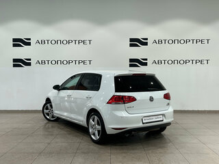 2013 Volkswagen Golf VII, белый, 929000 рублей, вид 3
