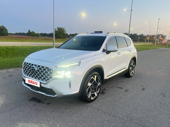 2020 Hyundai Santa Fe IV Рестайлинг, белый, 3330000 рублей