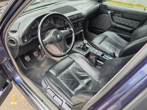 1991 BMW 5 серии 520i III (E34), синий, 520000 рублей - вид 8