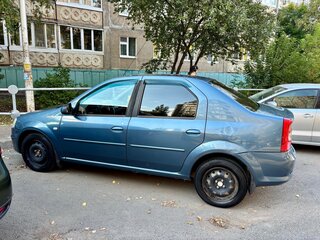 2012 Renault Logan I Рестайлинг, синий, 505000 рублей, вид 3