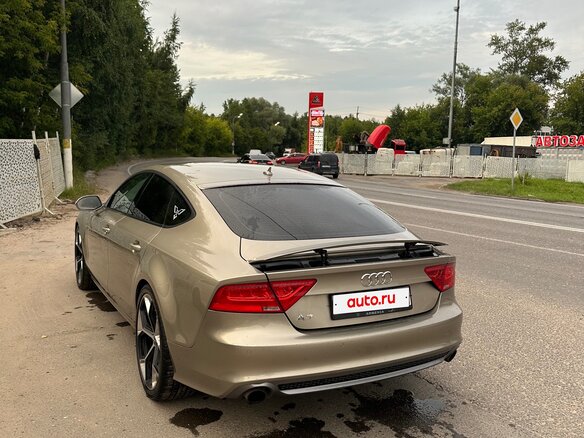 2013 Audi A7 S-tronic I (4G), бежевый, 2350000 рублей - вид 23